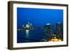 New York City Manhattan Skyline with One World Trade Center Tower (Aka Freedom Tower) over Hudson R-haveseen-Framed Photographic Print