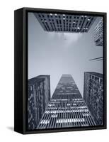 New York City, Manhattan, Skyscrapers Along Sixth Avenue, USA-Gavin Hellier-Framed Stretched Canvas