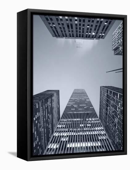 New York City, Manhattan, Skyscrapers Along Sixth Avenue, USA-Gavin Hellier-Framed Stretched Canvas