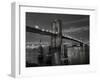 New York City, Manhattan, the Brooklyn and Manhattan Bridges Spanning the East River, USA-Gavin Hellier-Framed Photographic Print