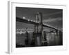 New York City, Manhattan, the Brooklyn and Manhattan Bridges Spanning the East River, USA-Gavin Hellier-Framed Photographic Print