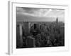 New York City, Manhattan, View of Downtown and Empire State Building from Rockerfeller Centre, USA-Gavin Hellier-Framed Photographic Print