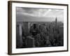 New York City, Manhattan, View of Downtown and Empire State Building from Rockerfeller Centre, USA-Gavin Hellier-Framed Photographic Print