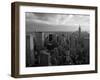 New York City, Manhattan, View of Downtown and Empire State Building from Rockerfeller Centre, USA-Gavin Hellier-Framed Photographic Print