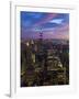 New York City, Manhattan, View Towards Downtown; Empire State Building from Rockerfeller Centre, US-Gavin Hellier-Framed Photographic Print