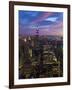 New York City, Manhattan, View Towards Downtown; Empire State Building from Rockerfeller Centre, US-Gavin Hellier-Framed Photographic Print
