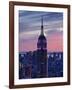 New York City, Manhattan, View Towards Downtown; Empire State Building from Rockerfeller Centre, US-Gavin Hellier-Framed Photographic Print