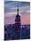 New York City, Manhattan, View Towards Downtown; Empire State Building from Rockerfeller Centre, US-Gavin Hellier-Mounted Photographic Print