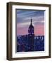 New York City, Manhattan, View Towards Downtown; Empire State Building from Rockerfeller Centre, US-Gavin Hellier-Framed Premium Photographic Print