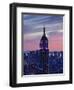 New York City, Manhattan, View Towards Downtown; Empire State Building from Rockerfeller Centre, US-Gavin Hellier-Framed Premium Photographic Print