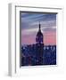 New York City, Manhattan, View Towards Downtown; Empire State Building from Rockerfeller Centre, US-Gavin Hellier-Framed Premium Photographic Print