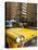 New York City, Manhattan, Yellow Nyc Checker Taxi in the Downtown Financial District of Manhattan, -Gavin Hellier-Stretched Canvas