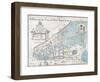 New York City Map, 1728-null-Framed Giclee Print