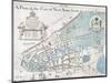 New York City Map, 1728-null-Mounted Giclee Print