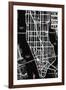 New York City Map-Tom Frazier-Framed Giclee Print