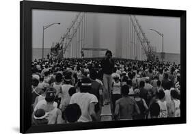New York City Marathon, Verrazano Narrows Bridge, 1985-Anthony Butera-Framed Giclee Print