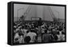 New York City Marathon, Verrazano Narrows Bridge, 1985-Anthony Butera-Framed Stretched Canvas