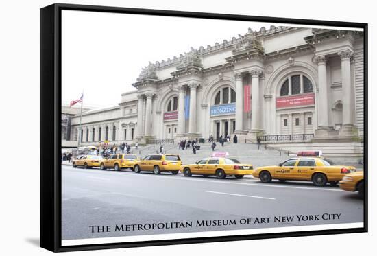 New York City - Metropolitan Museum of Art, Color-null-Framed Stretched Canvas