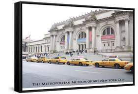 New York City - Metropolitan Museum of Art, Color-null-Framed Stretched Canvas