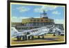 New York City, New York - La Guardia Field with Parked Planes-Lantern Press-Framed Art Print