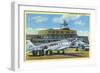 New York City, New York - La Guardia Field with Parked Planes-Lantern Press-Framed Art Print