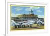 New York City, New York - La Guardia Field with Parked Planes-Lantern Press-Framed Art Print