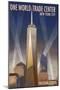 New York City, New York - One World Trade Center-Lantern Press-Mounted Art Print