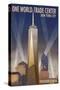 New York City, New York - One World Trade Center-Lantern Press-Stretched Canvas