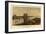 New York City, New York - Panoramic Map-Lantern Press-Framed Art Print