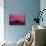 New York City, New York - Pink Skyline-Lantern Press-Art Print displayed on a wall