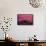 New York City, New York - Pink Skyline-Lantern Press-Framed Stretched Canvas displayed on a wall