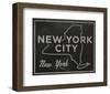 New York City, New York-John Golden-Framed Art Print