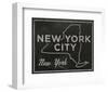 New York City, New York-John Golden-Framed Art Print