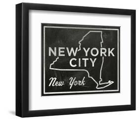 New York City, New York-John Golden-Framed Giclee Print