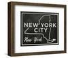 New York City, New York-John Golden-Framed Giclee Print