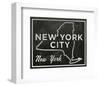 New York City, New York-John Golden-Framed Giclee Print