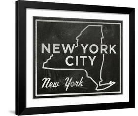New York City, New York-John W^ Golden-Framed Art Print