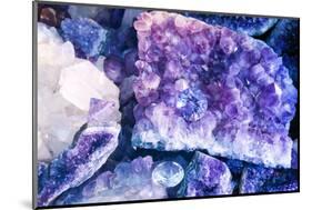 New York City, Ny Beautiful Gems and Crystals on Display-Julien McRoberts-Mounted Photographic Print