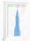 New York City, NY - Neon Chrysler Building-Lantern Press-Framed Art Print