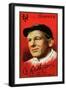 New York City, NY, New York Giants, Arlie Latham, Baseball Card-Lantern Press-Framed Art Print
