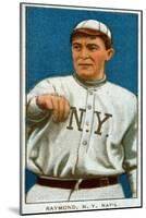 New York City, NY, New York Giants, Bugs Raymond, Baseball Card-Lantern Press-Mounted Art Print