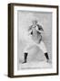 New York City, NY, New York Giants, California Brown, Baseball Card-Lantern Press-Framed Art Print