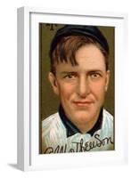 New York City, NY, New York Giants, Christopher Mathewson, Baseball Card-Lantern Press-Framed Art Print