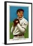 New York City, NY, New York Giants, Christy Mathewson, Baseball Card-Lantern Press-Framed Art Print