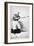 New York City, NY, New York Giants, George Gore, Baseball Card-Lantern Press-Framed Art Print