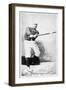 New York City, NY, New York Giants, George Gore, Baseball Card-Lantern Press-Framed Art Print