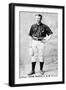 New York City, NY, New York Giants, John, Capt. Ward, Baseball Card-Lantern Press-Framed Art Print