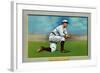 New York City, NY, New York Giants, John McGraw, Baseball Card-Lantern Press-Framed Art Print