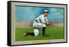 New York City, NY, New York Giants, John McGraw, Baseball Card-Lantern Press-Framed Stretched Canvas