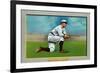 New York City, NY, New York Giants, John McGraw, Baseball Card-Lantern Press-Framed Art Print